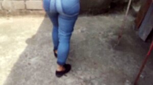 he takes his hot perverted cousin behind house to fuck her ass 😈