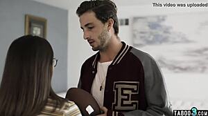 perv takes advantage of timid teen reporter aften opal