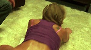 Nikki Licks Shaved Man Before Handjob And Masturbation Session