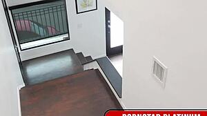 Milf Slut Ariella Ferrera Plays with Huge Dildo and Balloons in Dirty Solo Session