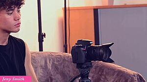 Young woman invites photographer for oiled photoshoot, leading to groping and clothes ripping