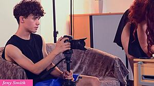 Young woman invites photographer for oiled photoshoot, leading to groping and clothes ripping