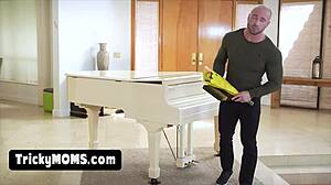 I watch my beautiful latina stepsister's first taboo fuck