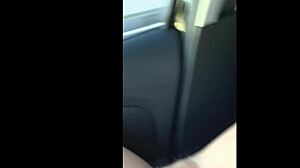 Whoa, flashing and masturbating right on the highway like a total milf slut! 🚗💦