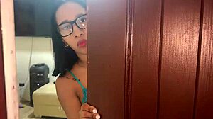 my girlfriend's stepmom leyne rodriguez made me fuck her wet pussy while daughter was away 😏