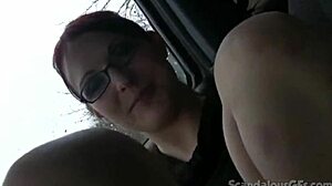 what's this teen doing alone in the car with toys?