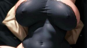 Ai model girl shows big tits!