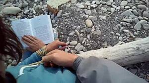 Sofi Bond Reading Book Against The Sea POV