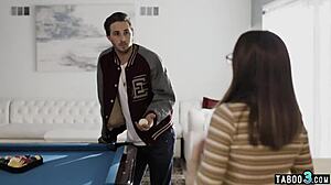 perv takes advantage of timid teen reporter aften opal