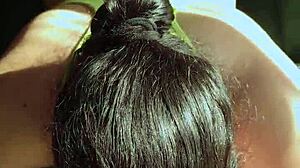 Focusing on the booty in this amateur couple scene