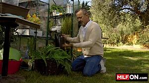 Sexy Big Tit Blonde Milf Jenna Starr Fucked In Garden By Monster Cock Diego Perez.