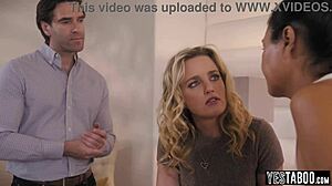 Australian Milf Threesome In Doggystyle With Big Cock Bf.