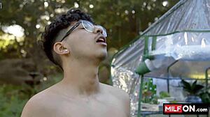 Sexy Big Tit Blonde Milf Jenna Starr Fucked In Garden By Monster Cock Diego Perez.