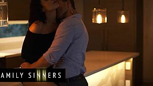 Hey, check out Alexis Tae and Corey Steele having passionate sex behind their partners' backs with doggystyle and handjobs.