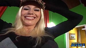 Puma Swede emotionally pleases her tight pussy with a monster dildo