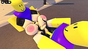 Emma Fucked by Three Guys