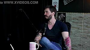 Arthur Aily In Sheer Red Lingerie Plays With Toys, Feeling Intense Pleasure In This Brazilian Amateur Game