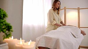 Sensual Massage Leads To Cum On Tits And Blowjob.