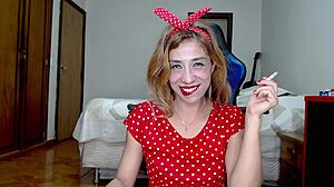 Brazilian Slut Smokes While Flashing Her Wet Pussy!