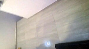 I'm giving a double blowjob to my cuckold husband and my BBC bull before getting hard interracial fucked in this MMF threesome.