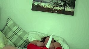 Scarlett Knight Indulges In Naked Solo Play With Red Gloves And Toys