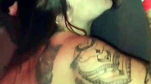 Redhead newbie feels excited getting cum on face at gloryhole.