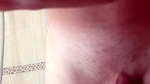 enjoying a nice wank with big balls