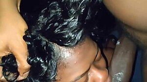 Big booty ebony babe sucks and rides cock