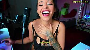 Espuleta Maia holds back from cumming prematurely