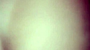 Redhead newbie feels excited getting cum on face at gloryhole.