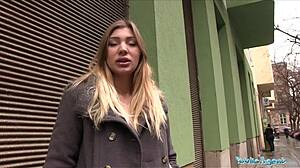 public agent hot model prospect fucked underground