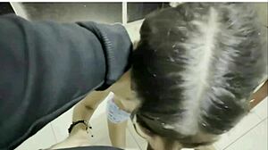 hermanastra chokes sucking first time, makes her happy 😊