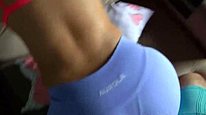 Emotional Ass Worship in Tight Leggings