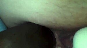 Watch This Wife Take It In The Ass While Vibing Her Pussy With A Wand!