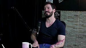 Arthur Aily In Sheer Red Lingerie Plays With Toys, Feeling Intense Pleasure In This Brazilian Amateur Game