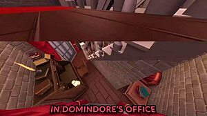 Domindores Office: Rough Cunilingus And Handjob Submission!