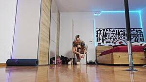 High Heels Fashion Show with Blonde Model