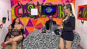 DJ Licks BBW's Pussy And Fingers Her Giant Ass!