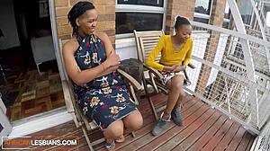 Natural african hotties record amazing black lesbian sex pov close-up