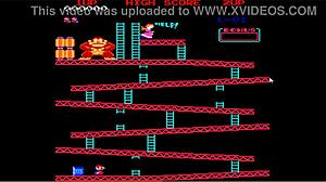 lets play donkey kong with this brunette chick