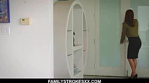 hot milf seduces step daughter in intriguing lesbian encounter - krissy lynn