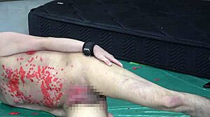 Petite japanese mistress dominates with intense wrestling moves