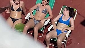 neighbors sunbathing on the terrace part two