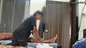 Hidden cam catches flashing cock during happy ending massage