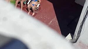 neighbors sunbathing on the terrace part two