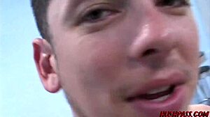 Blonde kitty bent over for doggystyle with monster cock.