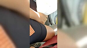 Mature woman with big ass wearing leggings on the street 😍