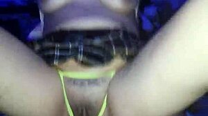 my latina putita loves riding my big cock in her miniskirt