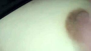 Gretala rubs dick on her tits