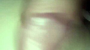 Gretala rubs dick on her tits